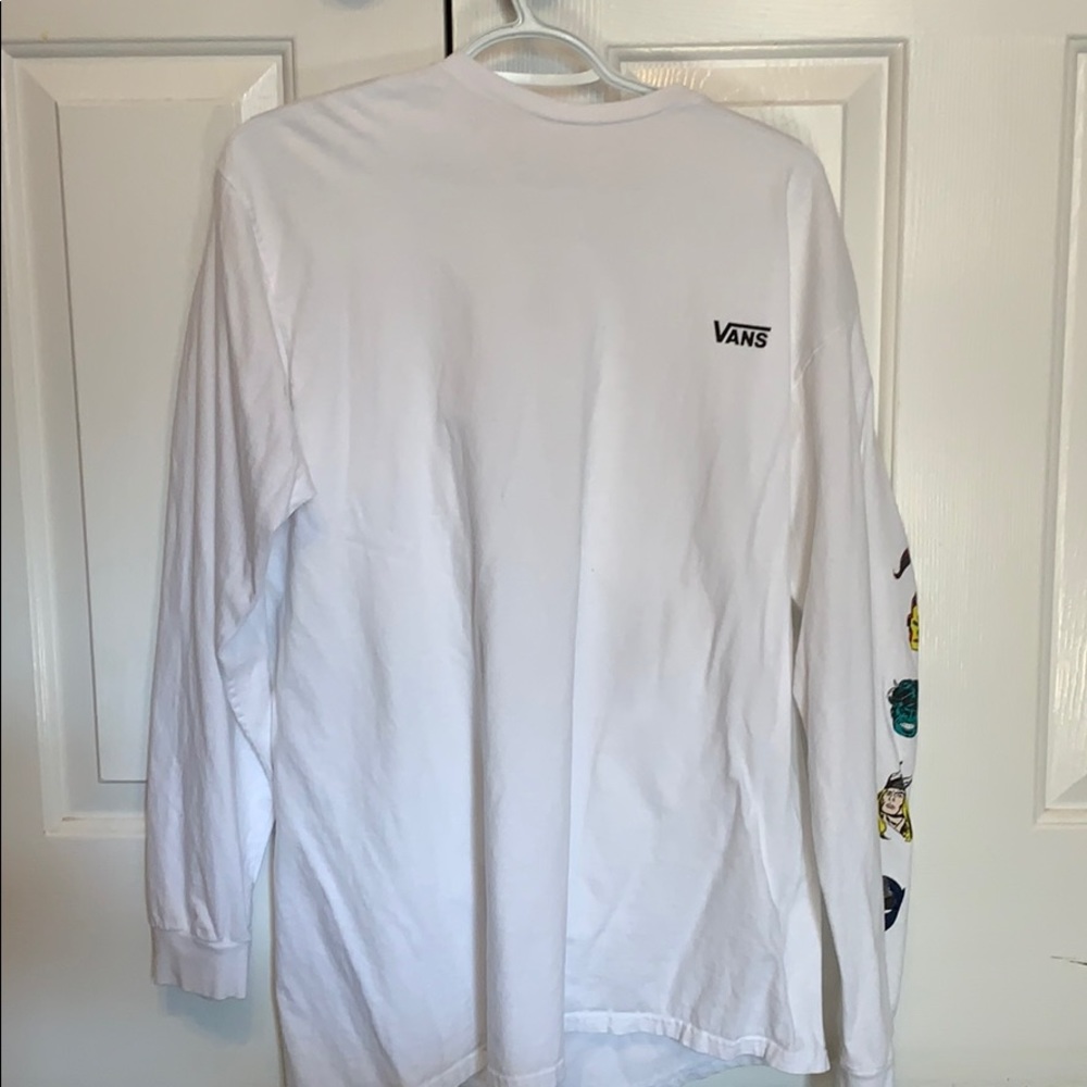 Long sleeve vans x marvel shirt